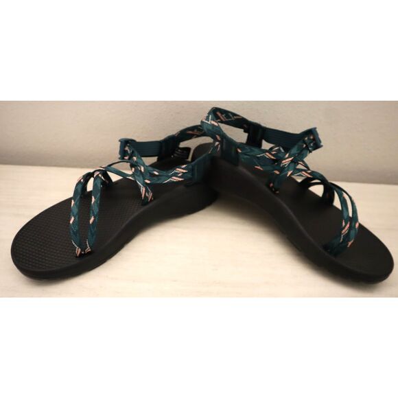 Chaco JCH107986 Women's Sz 11 Warren Pine Green Z/Cloud X Strappy Sandals - Picture 1 of 16